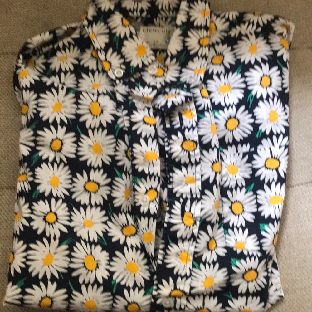 J crew boys daisy short sleeve shirt